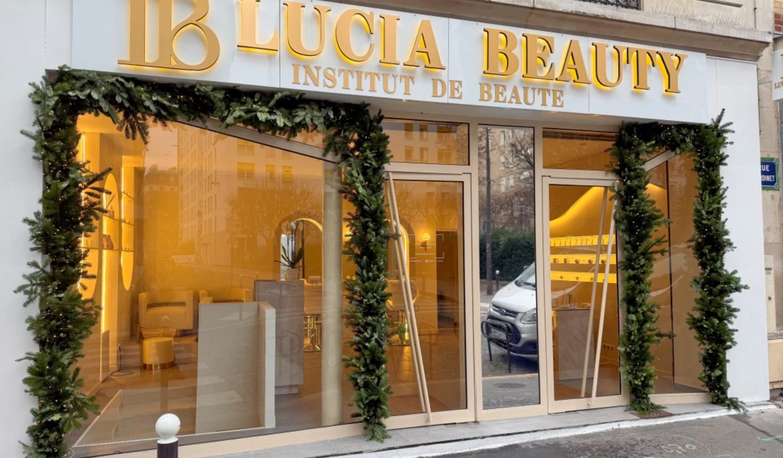 Façade de l'institut LUCIA BEAUTY